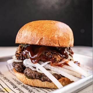OMG! Chopped Brisket Burger